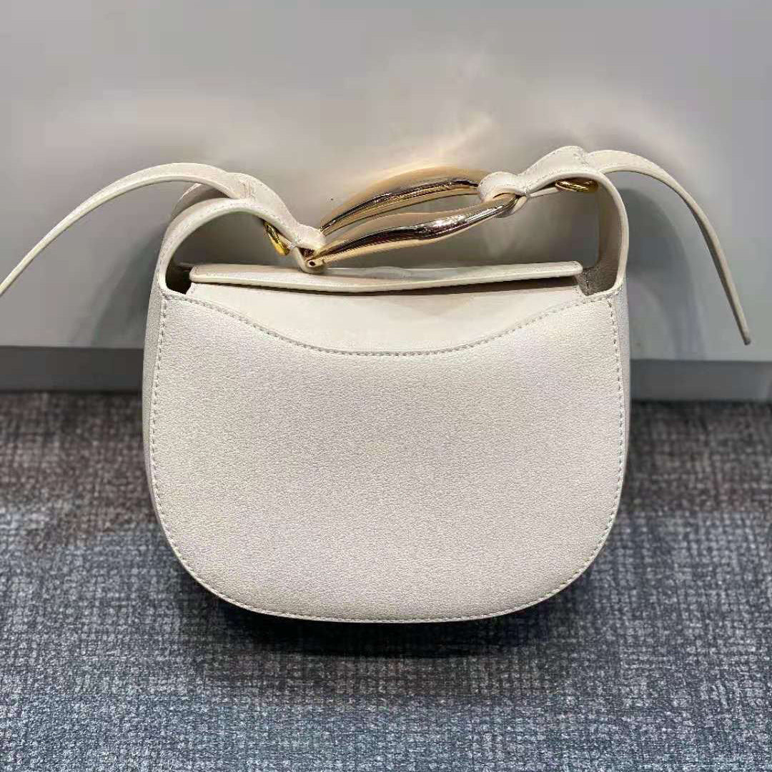 Sac à bandoulière Apple Bag Niche Design Cuir de vachette avec chaîne Petit sac messager