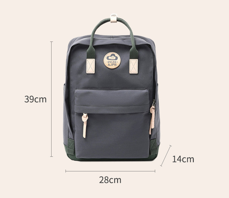 Mochila de viaje de nuevo estilo, sencilla y moderna, para la escuela