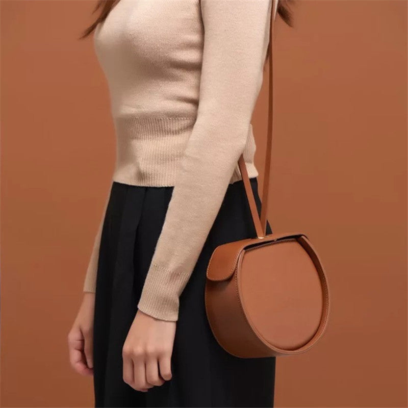 Bolso bandolera de mano con diseño de minorías, con cordón y personalidad