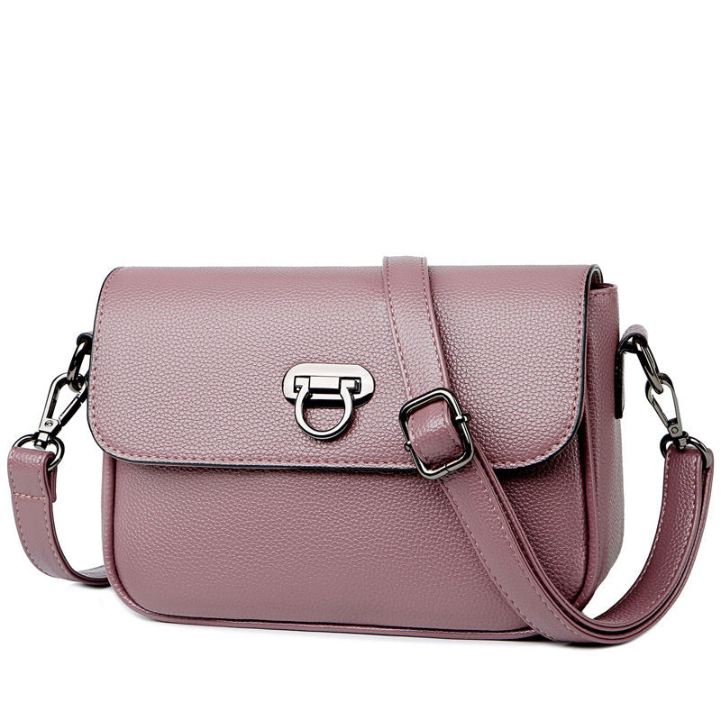 Petit sac carré à bandoulière en cuir tendance