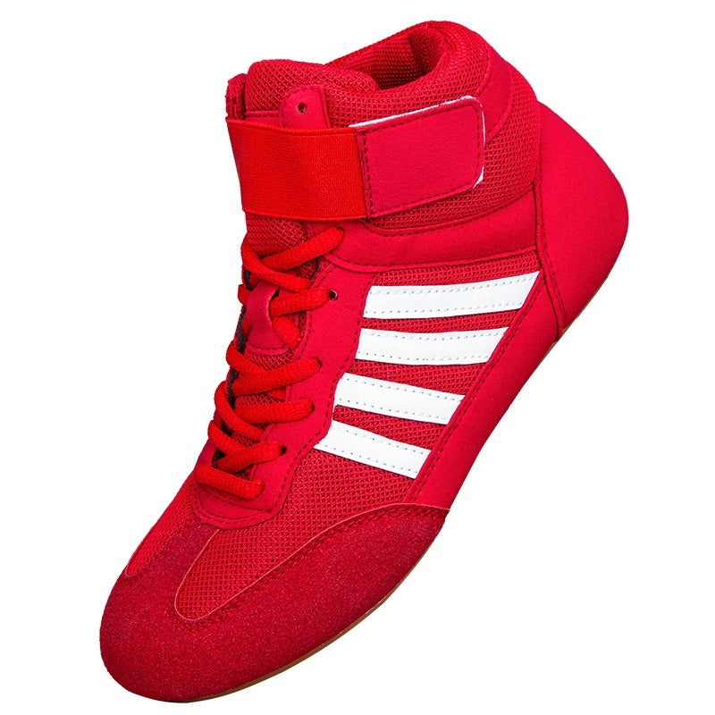 Chaussures de boxe professionnelles pour hommes, chaussures d'entraînement de compétition, chaussures de lutte, chaussures d'haltérophilie, chaussures de squat