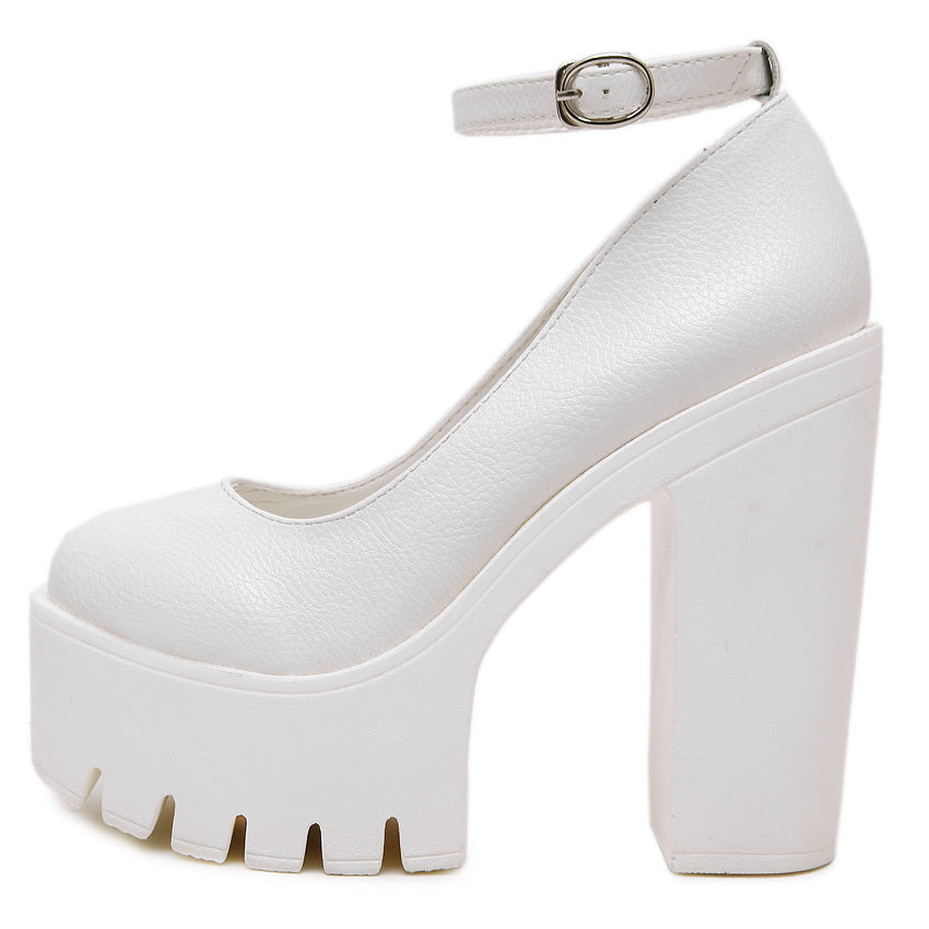 High Heel Waterproof Platform Sandals