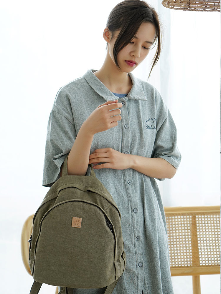 Cloth Bag Leisure Backpack Literary Simplicity