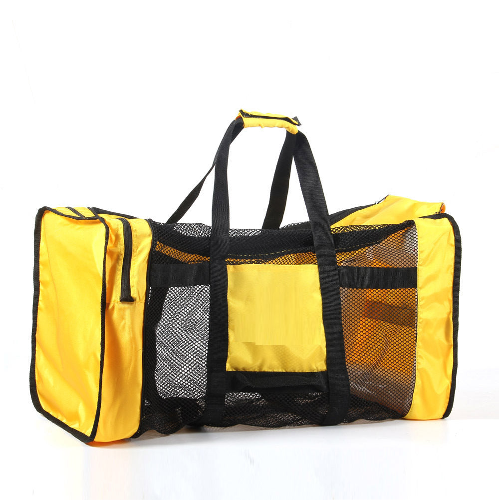 Bolsa de malla plegable para equipo de buceo