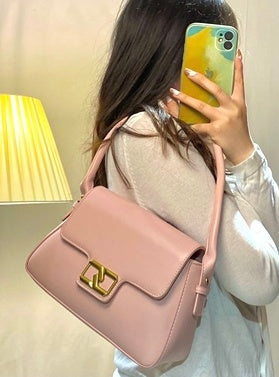 Crossbody Bag Niche Small Bag Solid Color Wild Portable Underarm Shoulder Bag