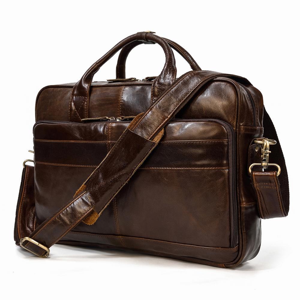 Men's Fashion Personality Leather Business Briefcase