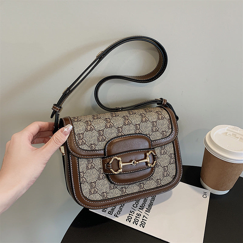 Textured Western Style Messenger Fashion Fashion Shoulder Bag