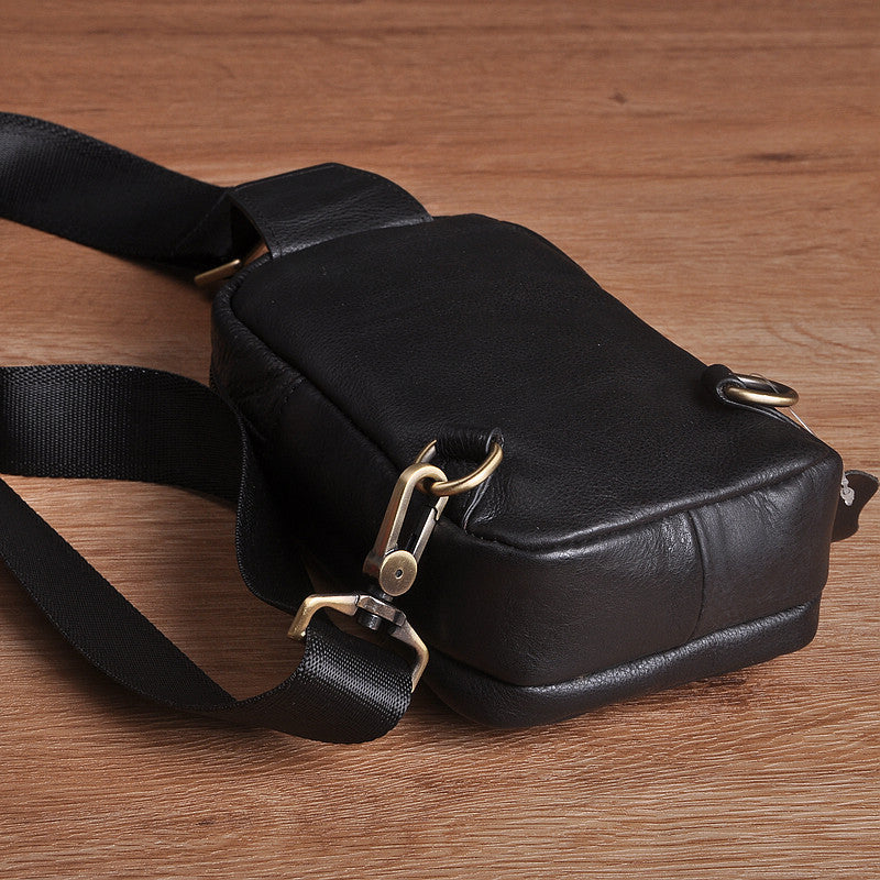 Sac à bandoulière décontracté original vertical pour homme rétro