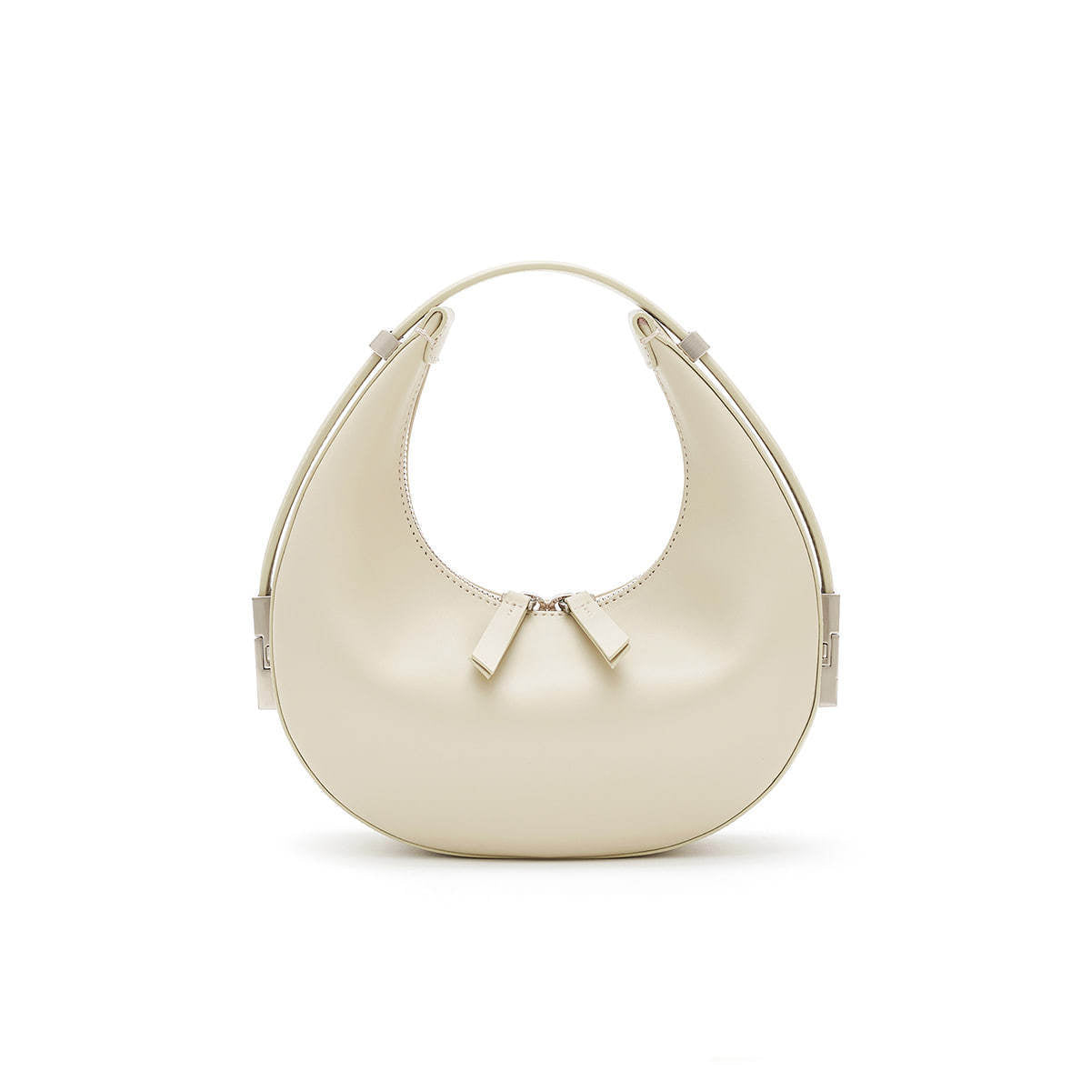 Bolso mini con forma de media luna y elegante temperamento