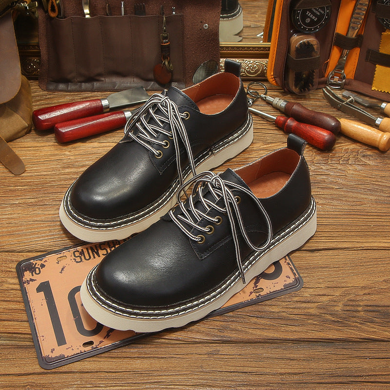 Leather Shoes Spring Men's Shoes Genuine Leather High-end Pure Leather Shoes