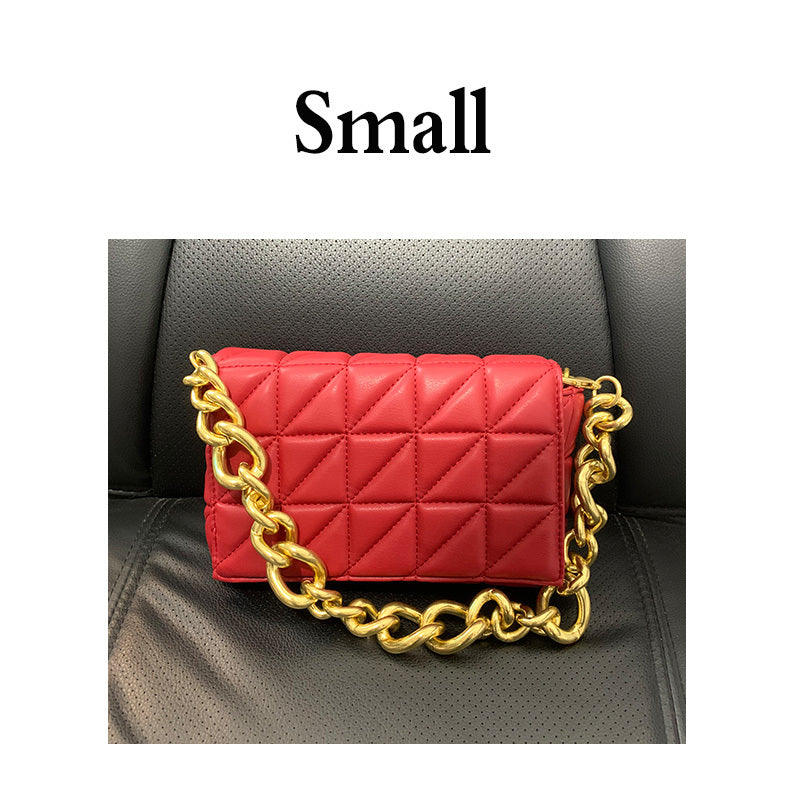 All-match Quilted One-shoulder Chain Bag Small Square Bag Envelope