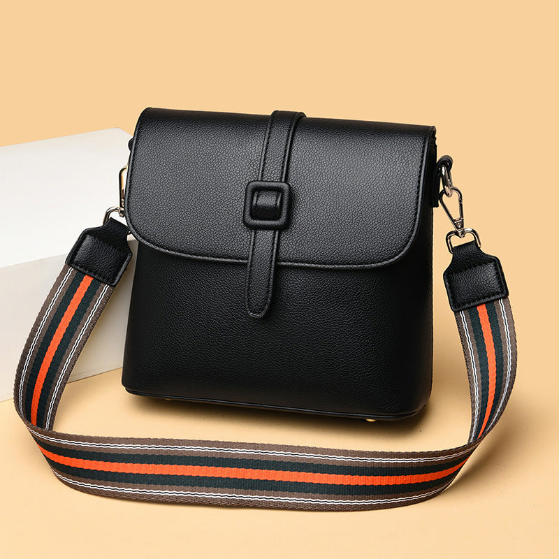 Women's Leather Strap Crossbody Shoulder Bag