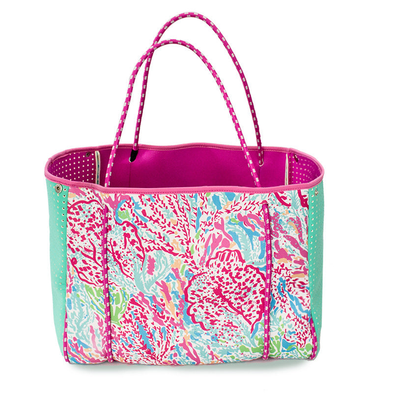 Bolsa de playa de neopreno Coral Beach Bag