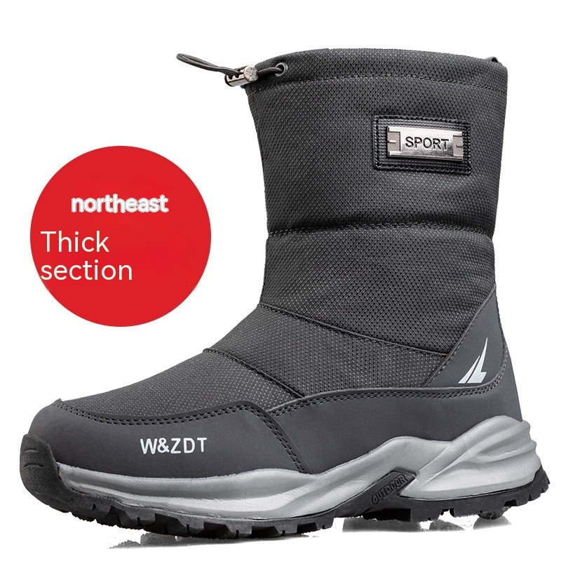 Bottes de neige imperméables et antidérapantes pour homme