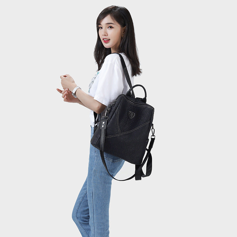 Korean Style Leather Fashion Handbags With Personality And Versatile Travel