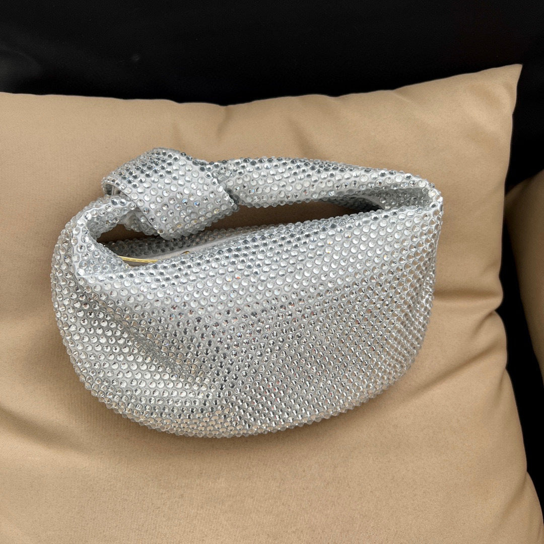 Sac à main de grande capacité Knot Crystal Diamond