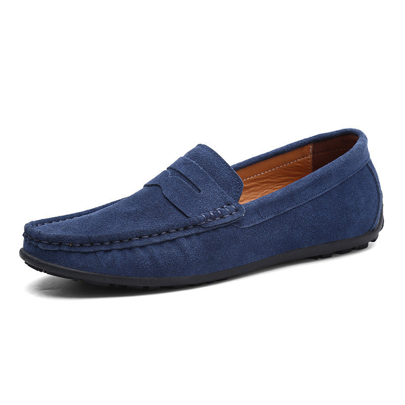 Chaussures de conduite tendance pour hommes de style coréen Matte Gommino