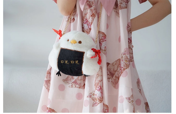 Sac à bandoulière en peluche mignon et original pour fille