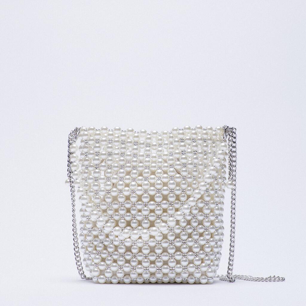 Beaded Woven Summer One-shoulder Diagonal Handbag