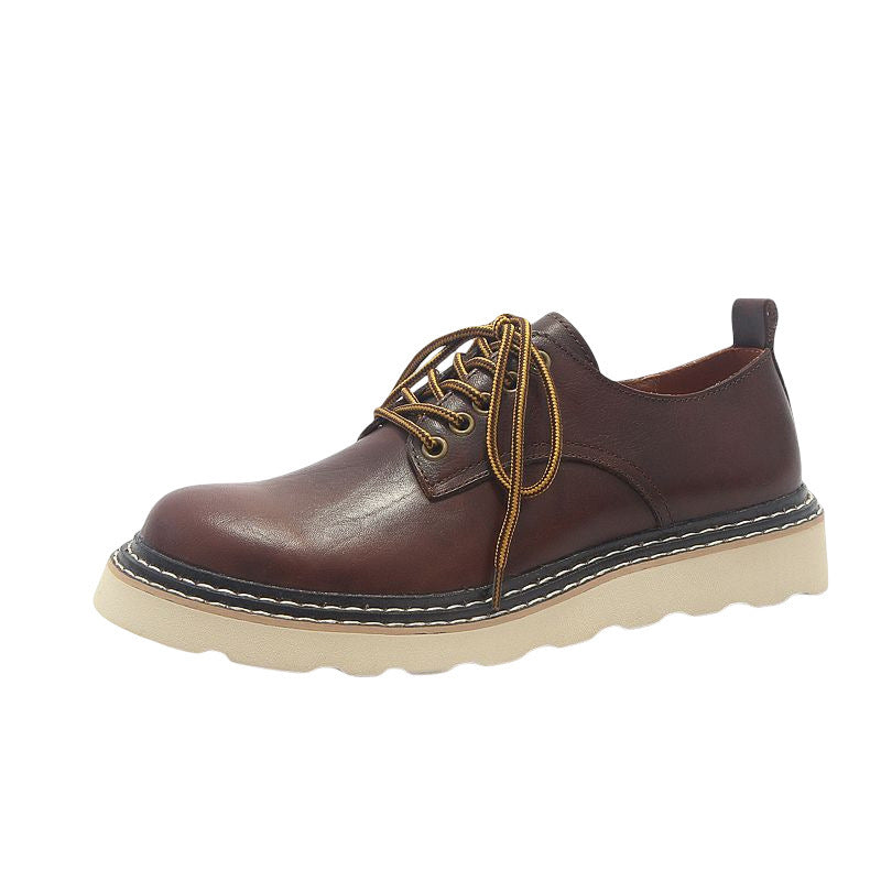 Chaussures en cuir Chaussures de printemps pour hommes Chaussures en cuir véritable Chaussures en cuir pur haut de gamme