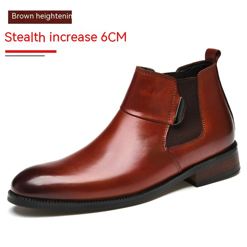 Botas Chelsea estilo retro británico para hombre