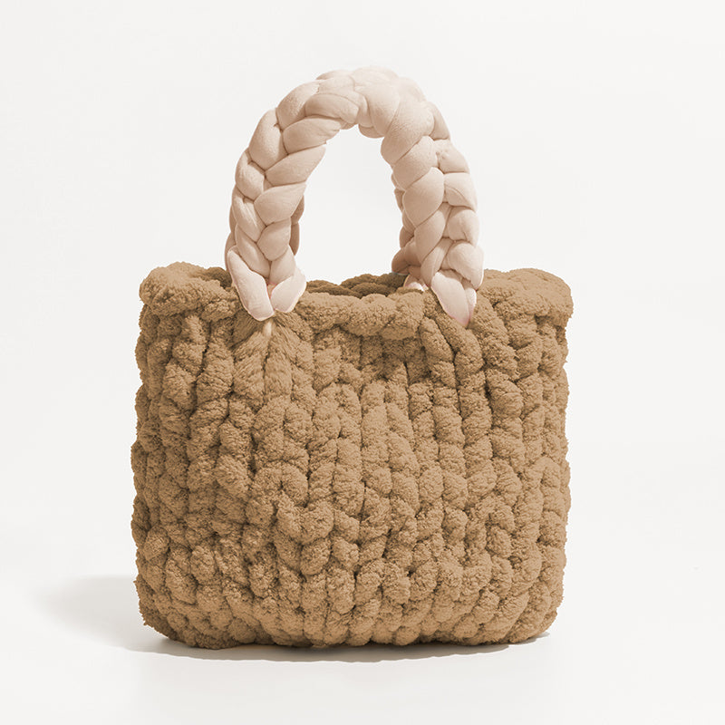 Sac seau tissé à la main pour femme