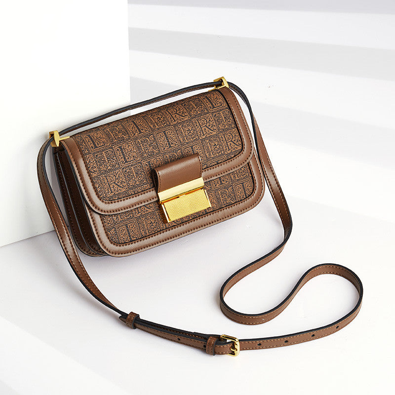 Women's Retro All-match One-shoulder Messenger Tofu Bag