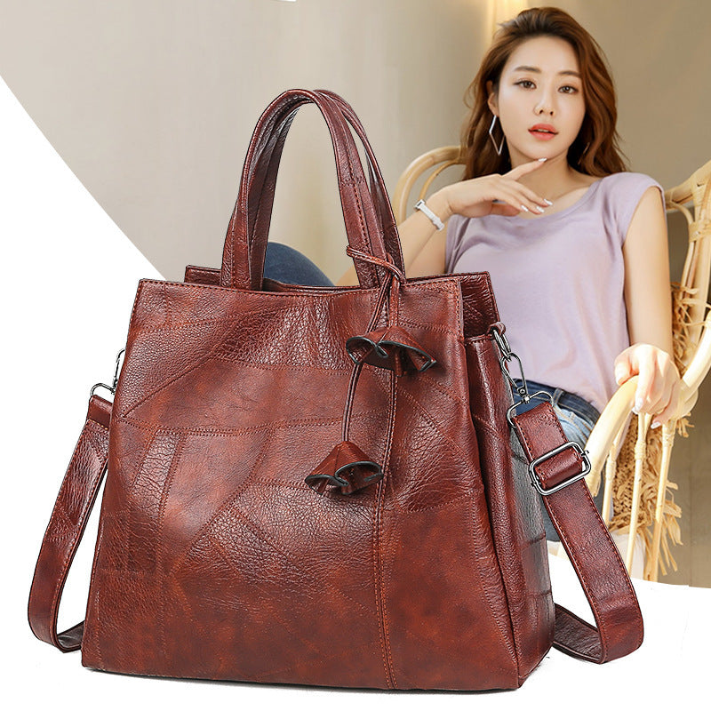 Bolso de hombro con un solo hombro y cadena de hilo bordado Bolso casual para mujer