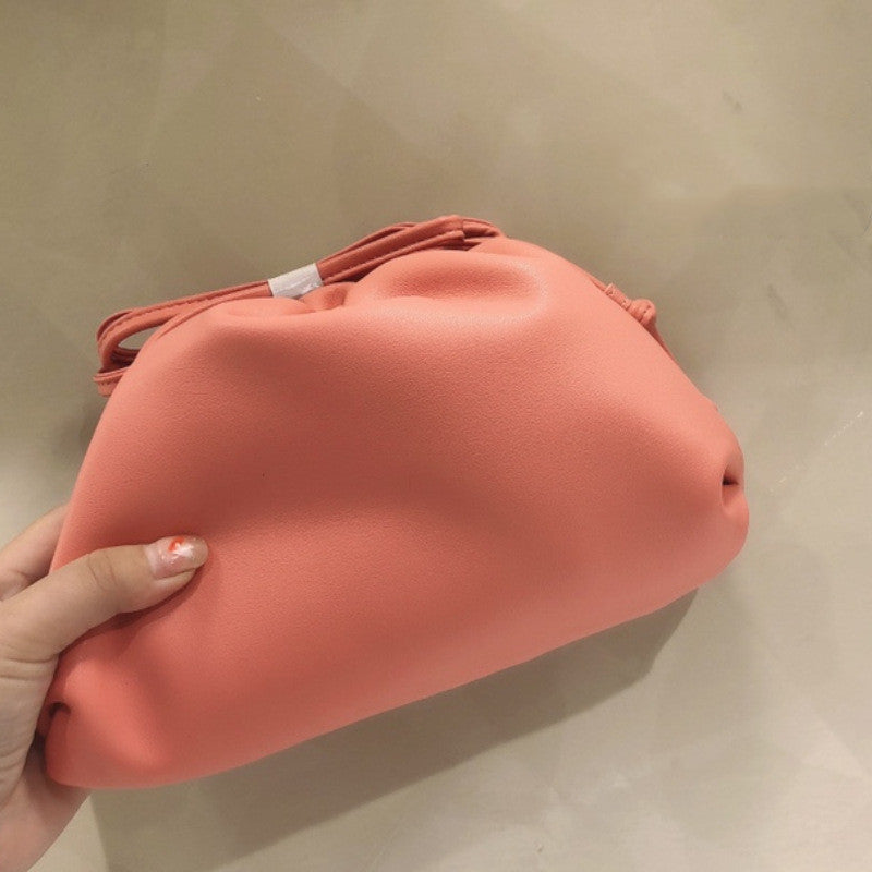 Fashion One-shoulder Messenger Hand-made Dumpling Bag Female