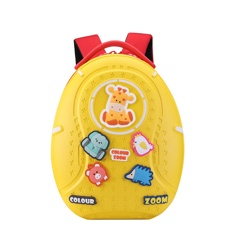 Mochila escolar para niños hecha a mano con dibujos animados a la moda