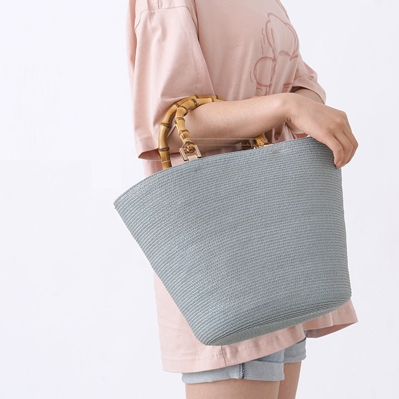 Large Capacity Niche Handbag Straw Woven Bag