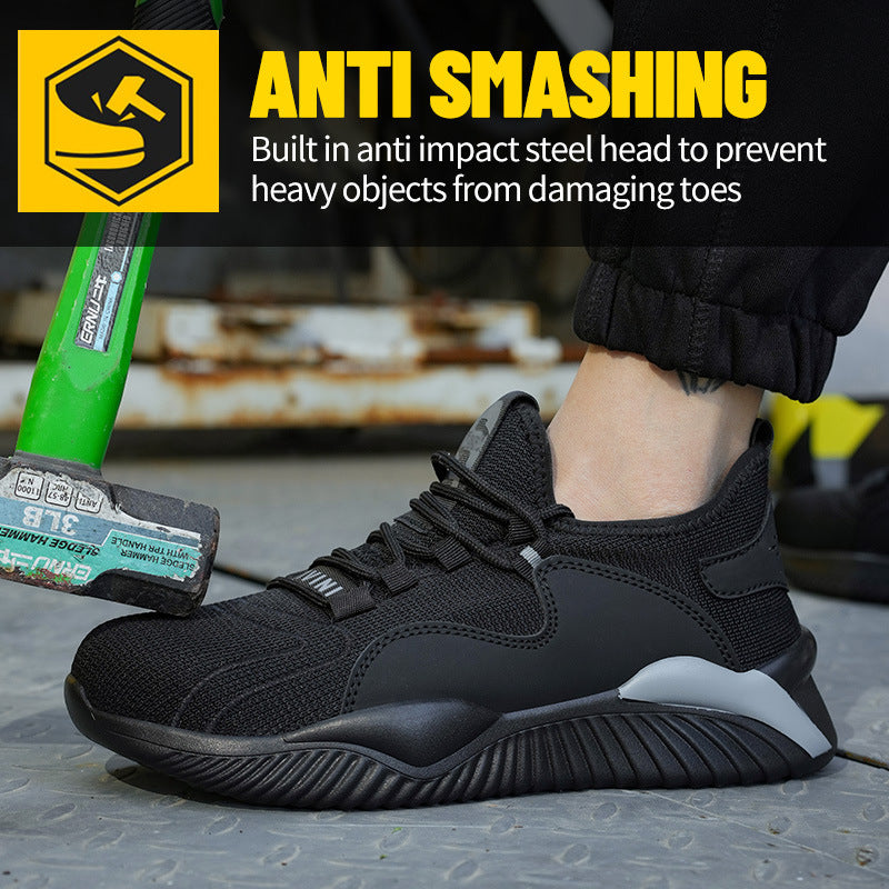 Chaussures de protection avec embout en acier anti-écrasement