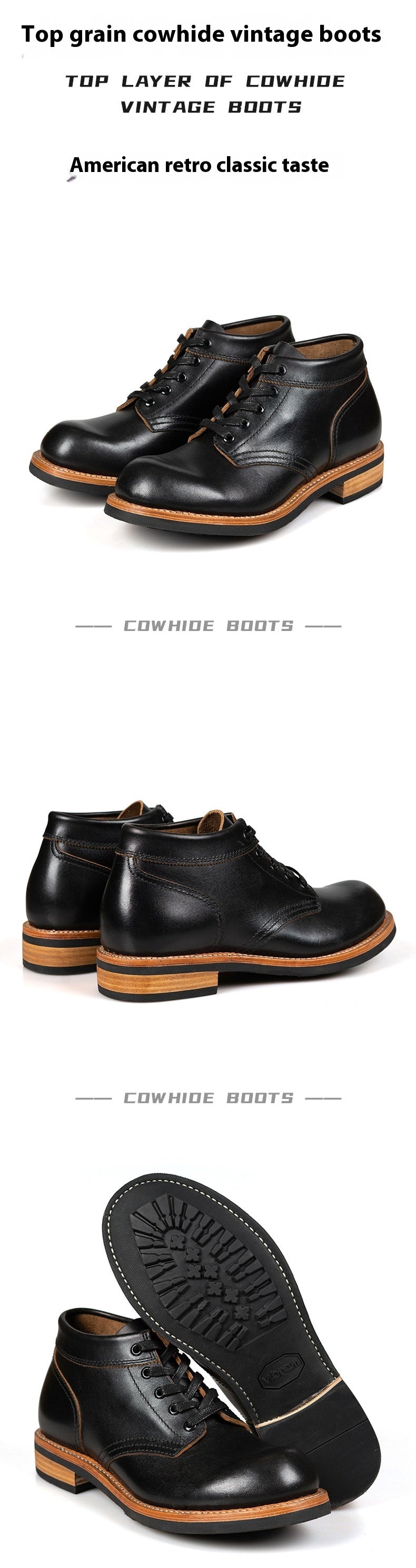 Bottines courtes basses en cuir pour hommes, baskets de loisirs à tête ronde