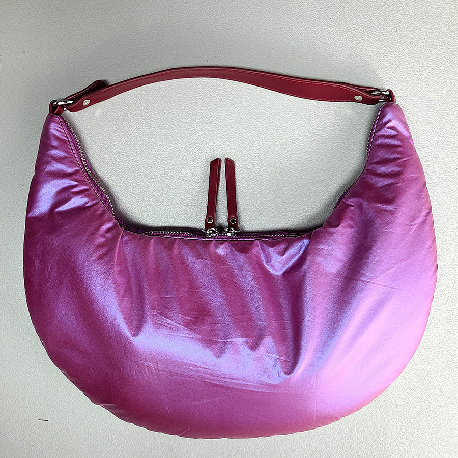 Bolso bandolera de moda para mujer con cierre bajo el brazo