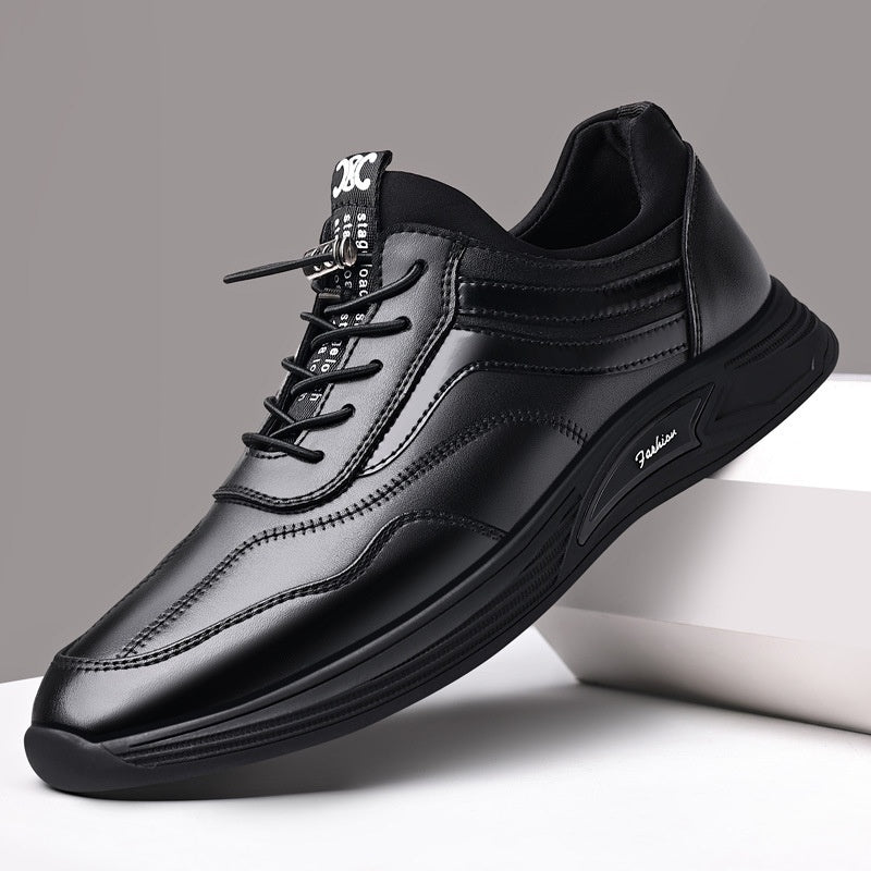 Zapatos con alzas informales de suela blanda para hombre