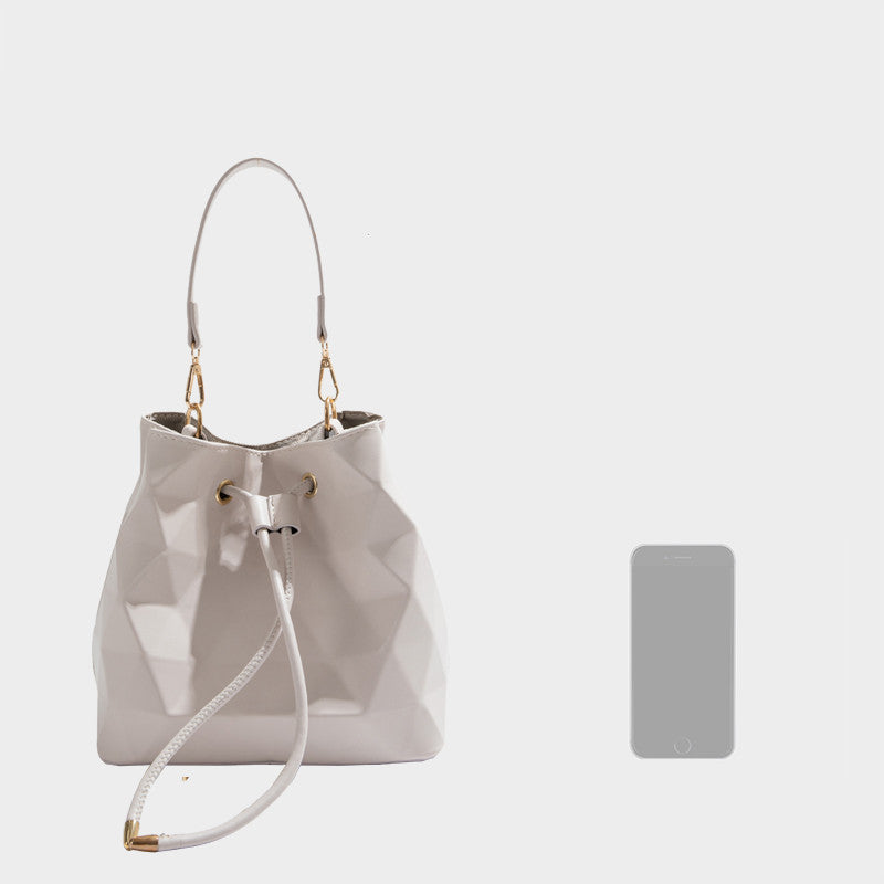 Fashion Women Laser Bucket Bag Messenger