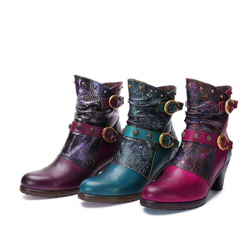 Retro women's boots Bohemian women's shoes