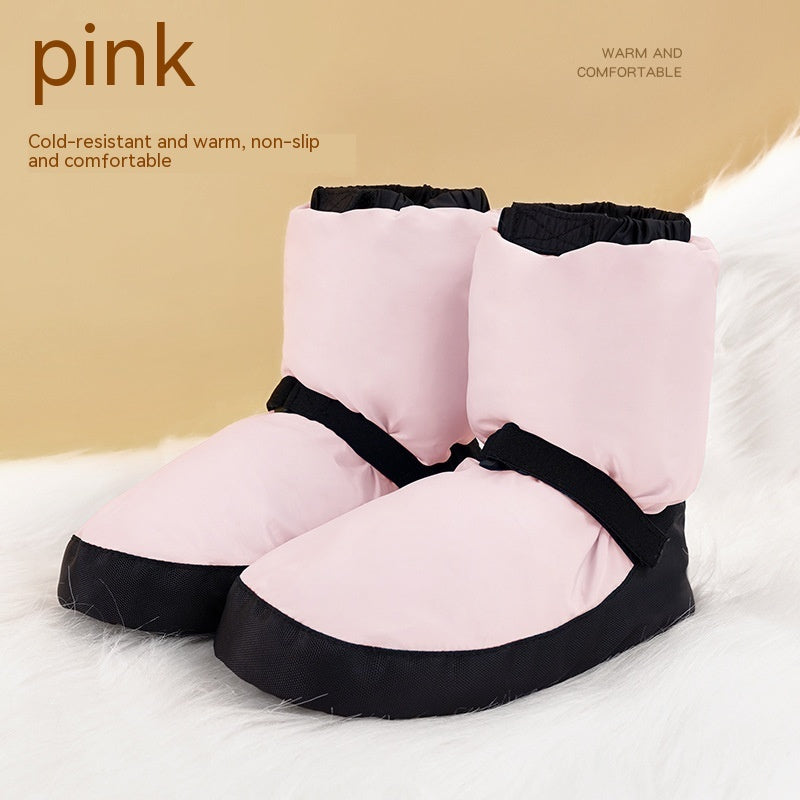 Dance Warm Shoes Ballet Shoes Cotton Warm-up Winter Cotton Shoes Practice Shoes