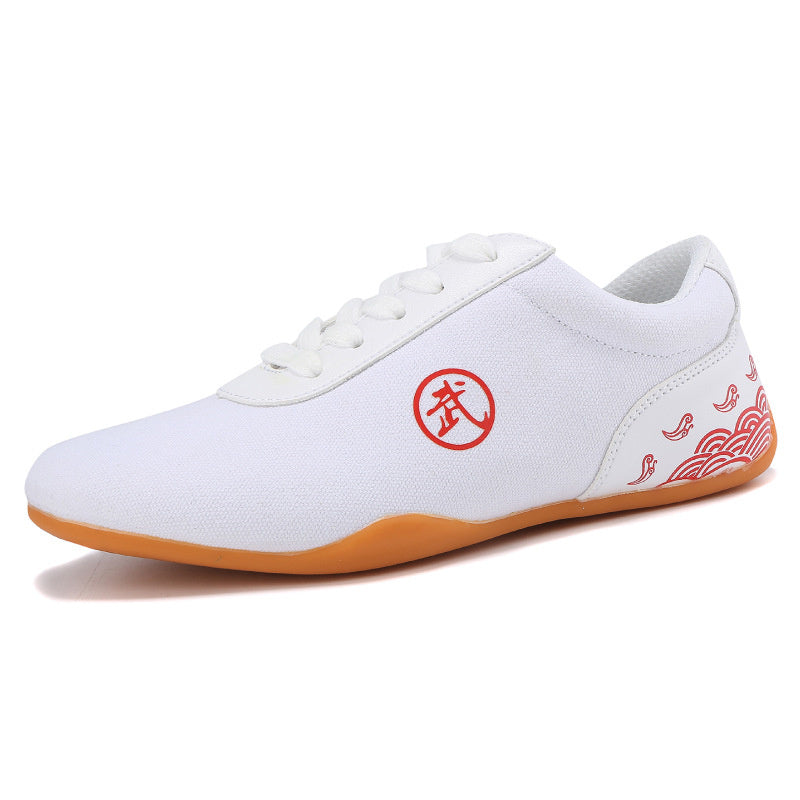 Zapatos de práctica de kung fu de suela blanda para hombres Zapatos de artes marciales livianos