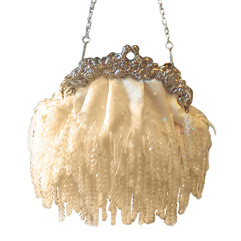 Handmade Beaded Embroidered Bag Bridal Bag