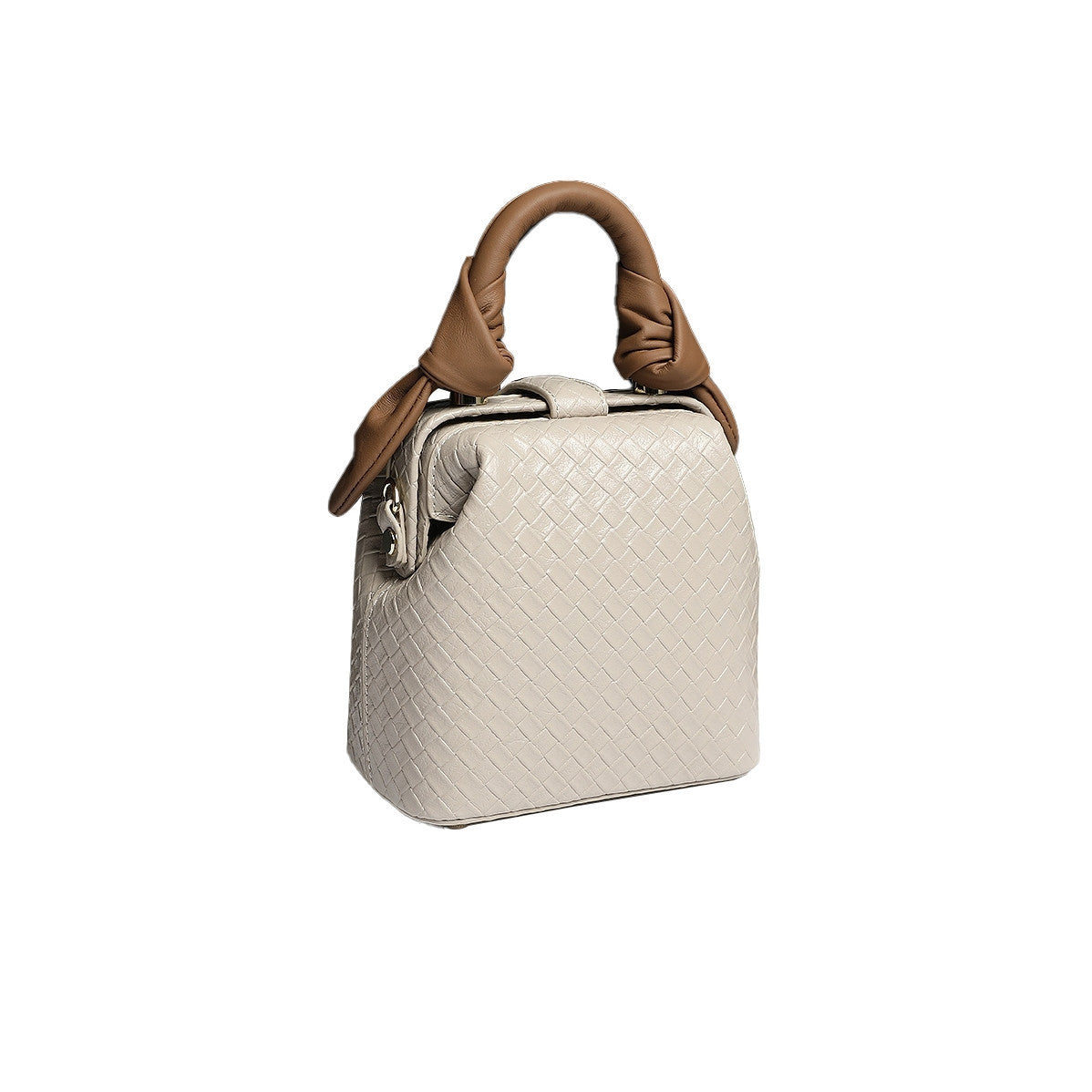 Sac seau en cuir de vachette véritable pour femme