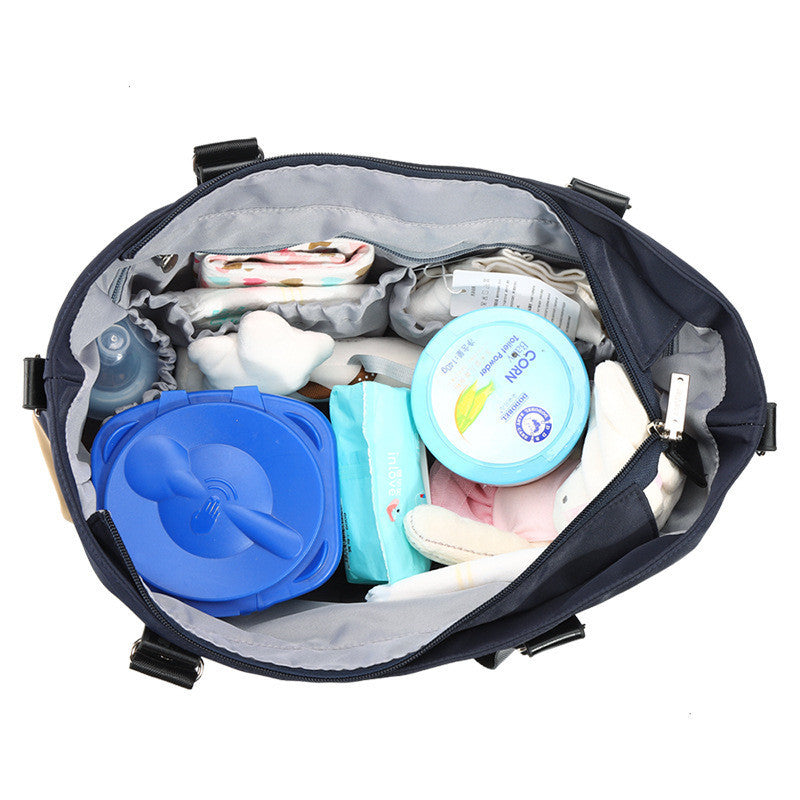 Waterproof One-shoulder Messenger Nylon Mummy Bag Multifunctional Large-capacity Mother And Baby Outing Bag