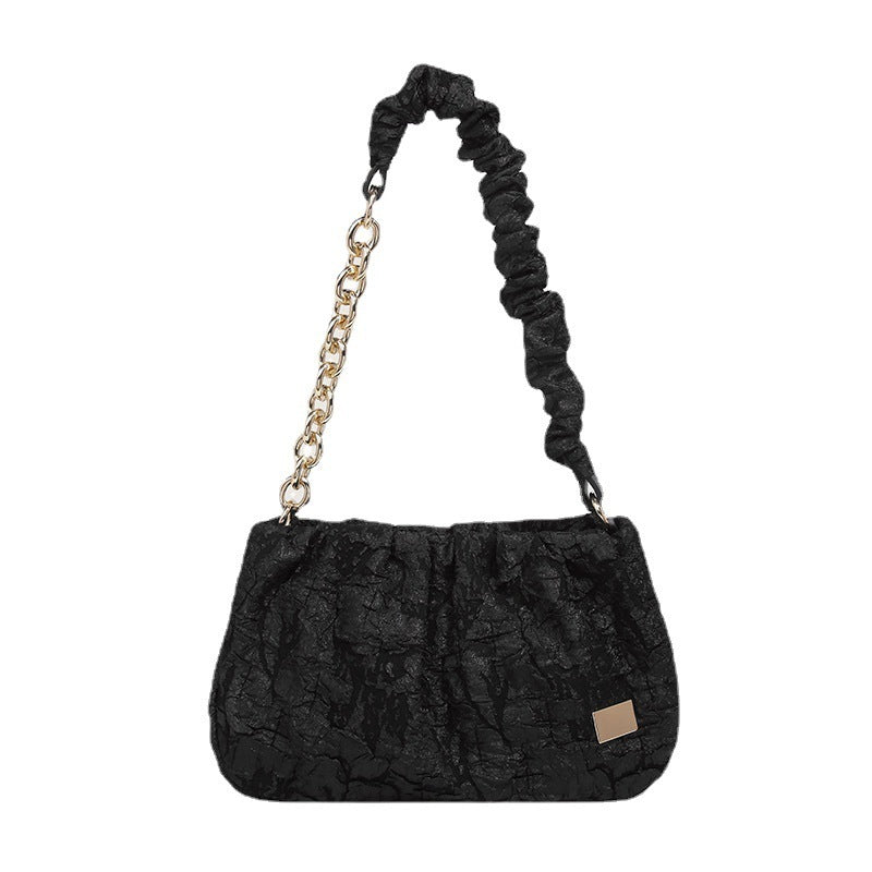 One Shoulder Messenger Chain Cloud Bag