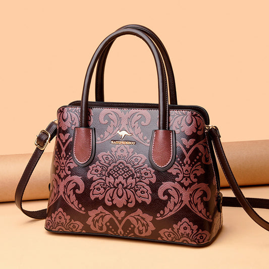 New Fashion Ethnic Wind Pressure Flower Bag