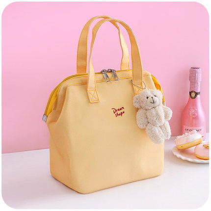 Tote Bag With Rice Pocket Thermal Insulation Breakfast Bag