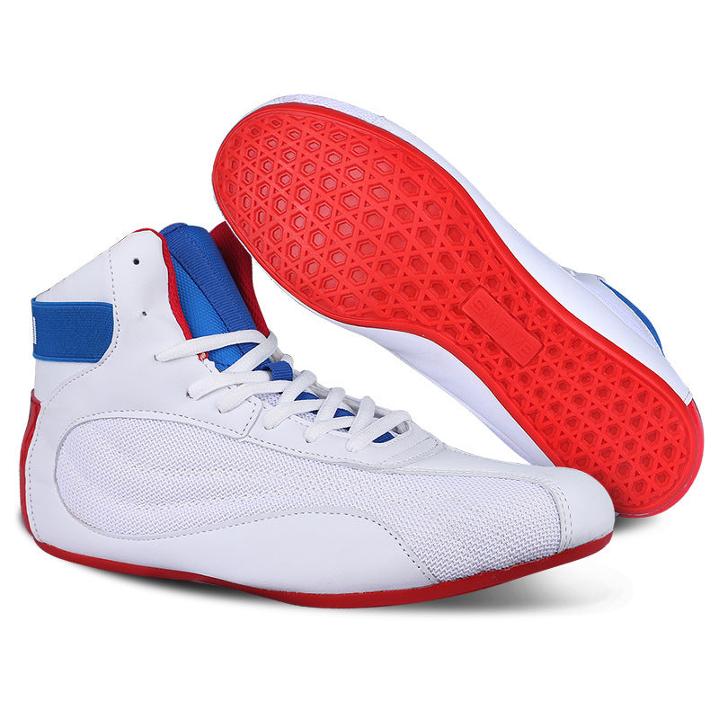 Chaussures de boxe en flanelle Chaussures de lutte sportive