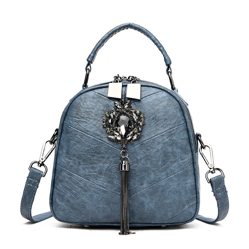 Sac à bandoulière pour femme, sac à bandoulière tendance incrusté de diamants, portable