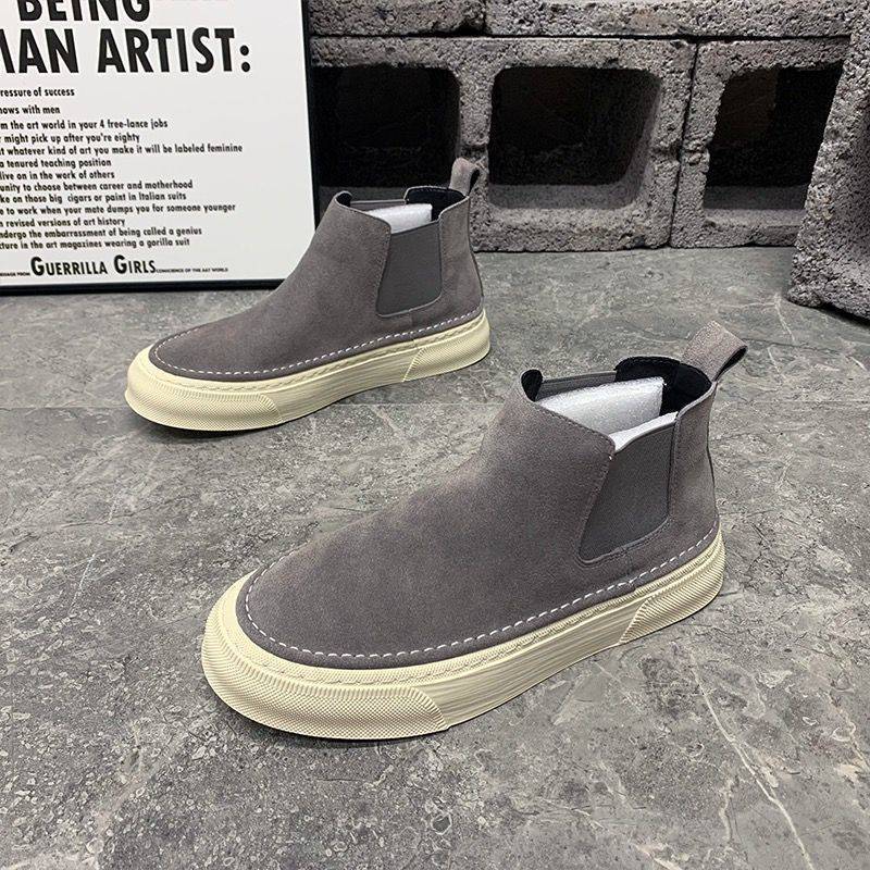 Men's Casual High Top Chelsea Martin Boots