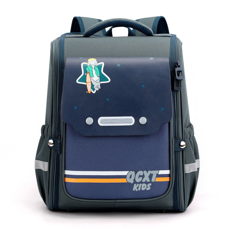 One-piece High-grade Spine Protection Lightening School Bag