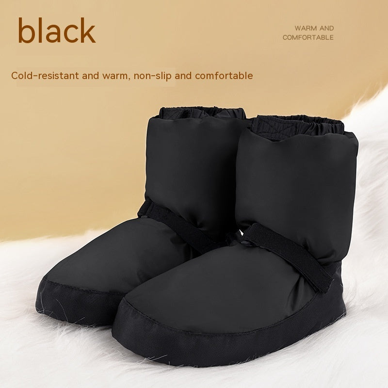 Dance Warm Shoes Ballet Shoes Cotton Warm-up Winter Cotton Shoes Practice Shoes